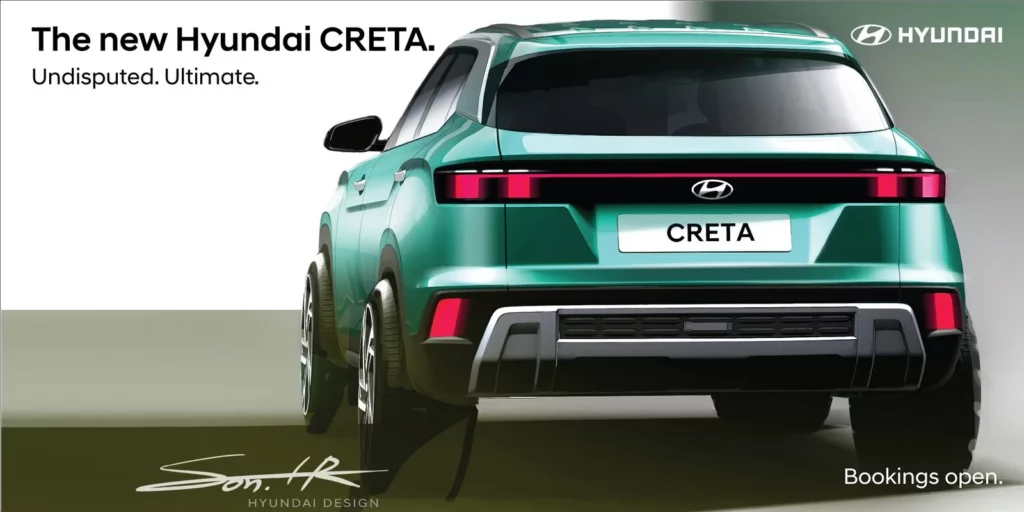 2024 Hyundai Creta Sketches  Rear