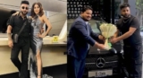 Shehnaaz Gill, the popular Indian actress, model, and singer, surprises Her Brother with a Lavish Rs. 89 Lakh Mercedes E-Class!